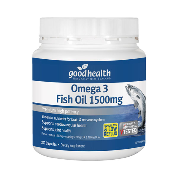 Good Health Omega 3 Fish Oil 1500 200 caps